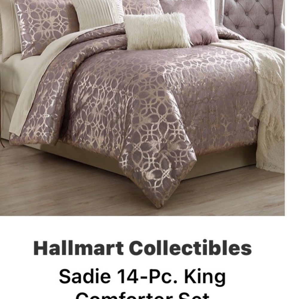 Hallmart Collectibles 14 Pc. King Comforter Set
